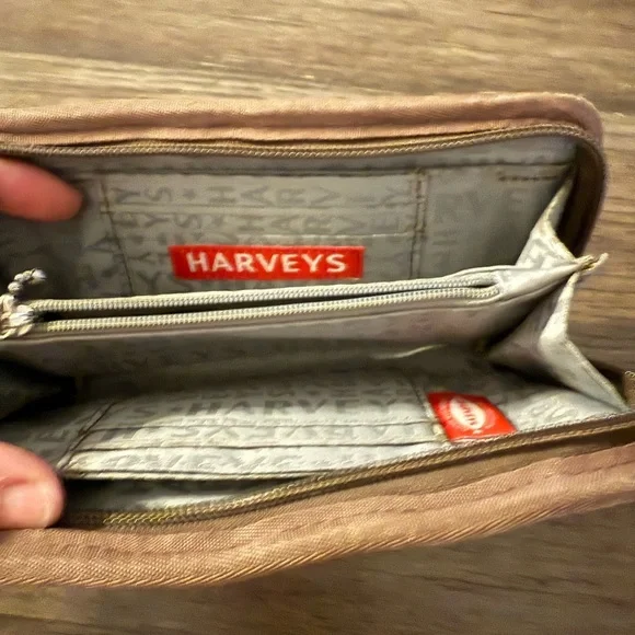 Harveys brown Woven Wallet - Picture 3 of 6